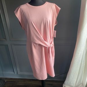 Ninewest Pink Dress, wear to work. Size L NWT